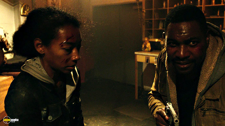 A still #12 from The Purge: Election Year (2016) With Mykelti Williamson And Betty Gabriel