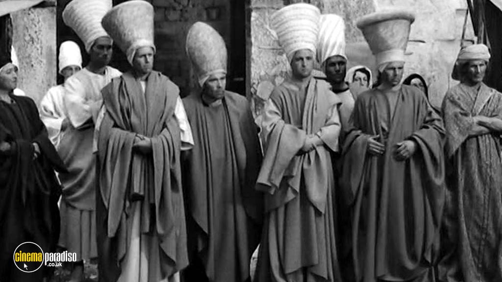 A still from The Gospel According to St. Matthew (1964) 