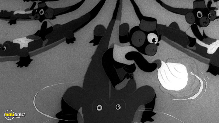 A still #49 from Momotaro, Sacred Sailors (1945)