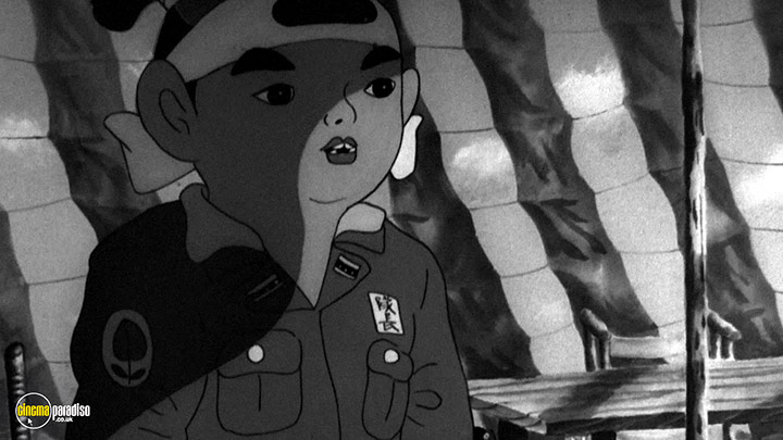 A still #42 from Momotaro, Sacred Sailors (1945)