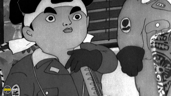 A still #39 from Momotaro, Sacred Sailors (1945)