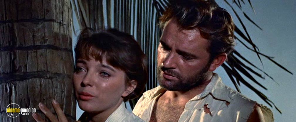 A still from Sea Wife (1957) 