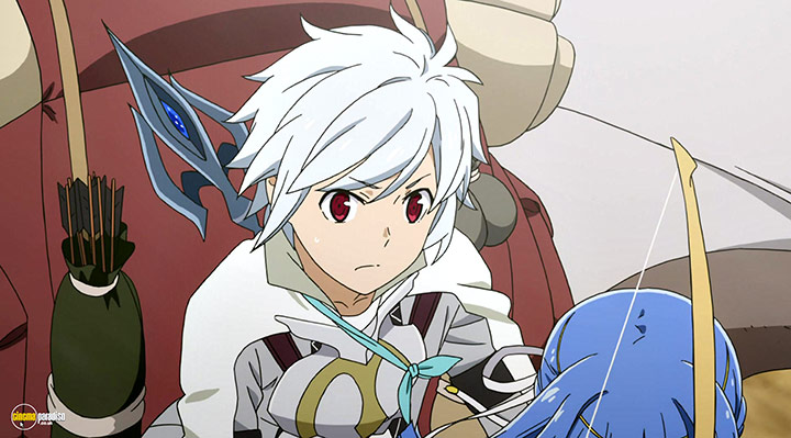 A still #8 from Is It Wrong to Try to Pick Up Girls in a Dungeon?: Arrow of the Orion (2019)