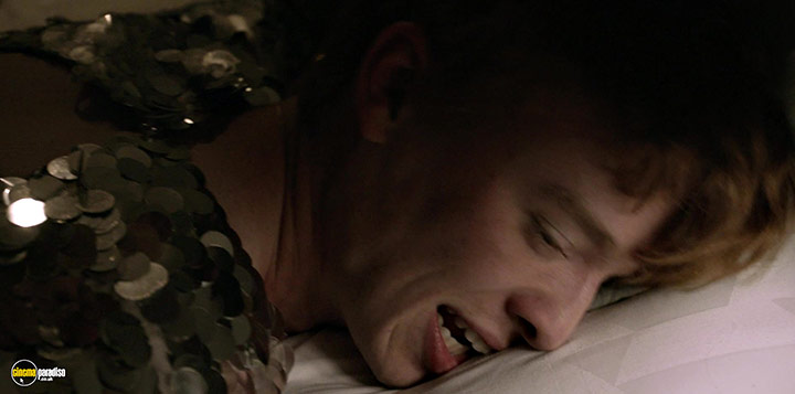 A still #25 from Sequin in a Blue Room (2019)