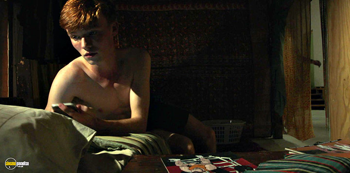 A still #21 from Sequin in a Blue Room (2019)
