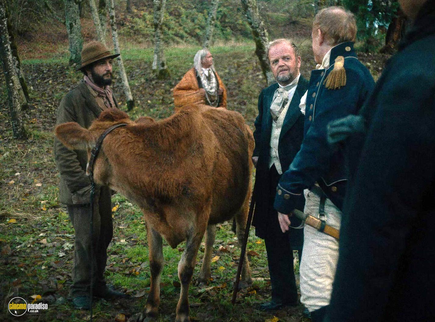 A still from First Cow (2019) 