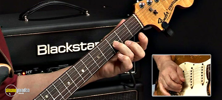 A still #9 from American Blues Guitar in 6 Weeks: Week 1 - Stevie Ray Vaughan (2011)