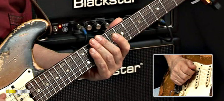 A still #3 from American Blues Guitar in 6 Weeks: Week 1 - Stevie Ray Vaughan (2011)