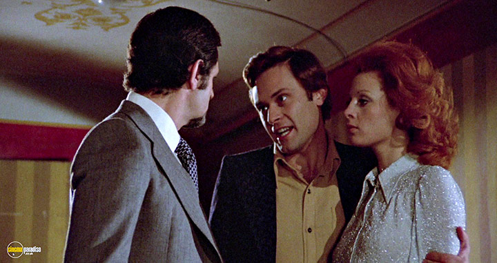 A still #28 from The Killer Reserved Nine Seats (1974)