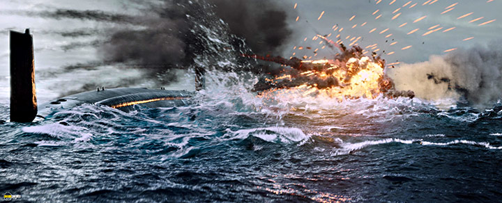 A still #51 from Hunter Killer (2018)