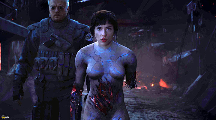 A still #43 from Ghost in the Shell (2017)