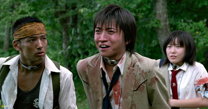 A still #86 from Battle Royale (2000)