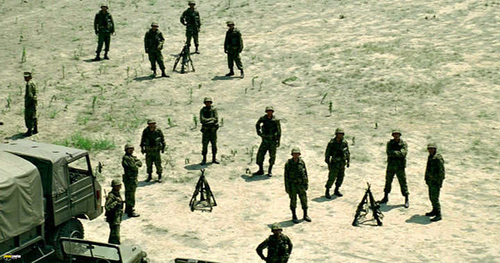 A still #85 from Battle Royale (2000)