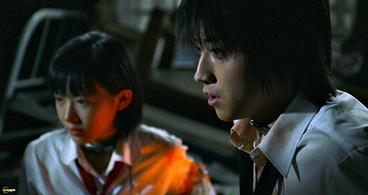 A still #76 from Battle Royale (2000)