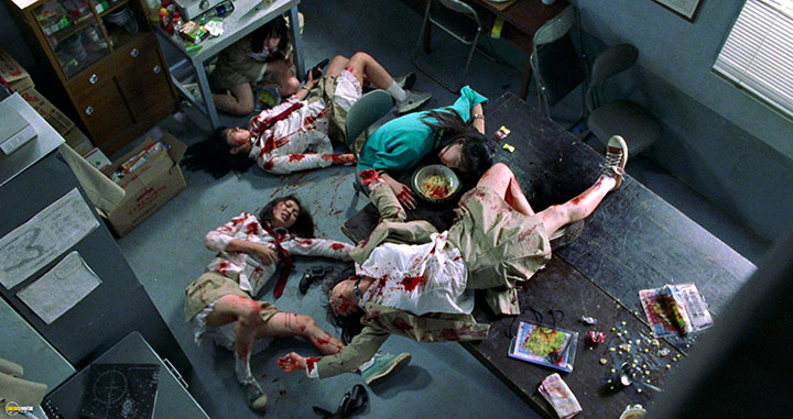 A still #65 from Battle Royale (2000)
