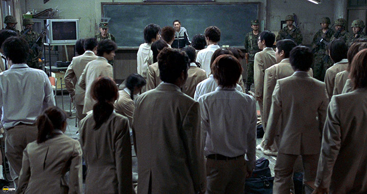 A still #47 from Battle Royale (2000)