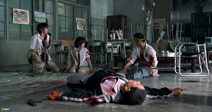 A still #43 from Battle Royale (2000)