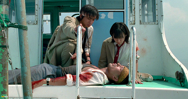 A still #41 from Battle Royale (2000)