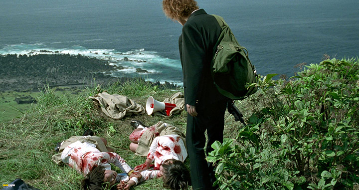A still #22 from Battle Royale (2000)