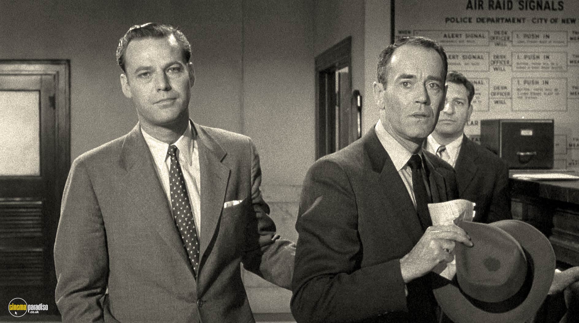 A still from The Wrong Man (1956) 