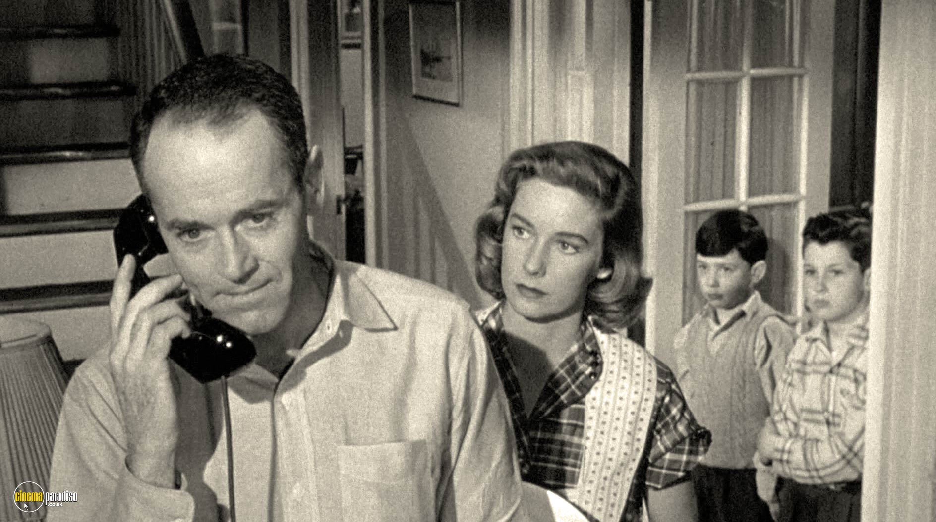 A still from The Wrong Man (1956) 