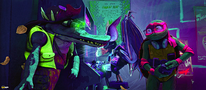 A still #28 from Teenage Mutant Ninja Turtles: Mutant Mayhem (2023)