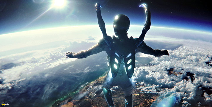 A still #59 from Blue Beetle (2023)