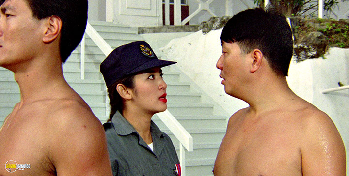 A still #28 from The Inspector Wears Skirts 2 (1989)