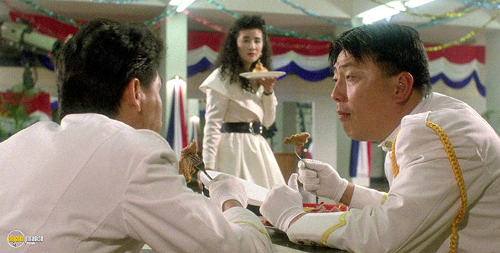 A still #29 from The Inspector Wears Skirts 2 (1989)
