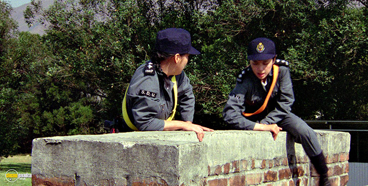 A still #45 from The Inspector Wears Skirts 2 (1989)
