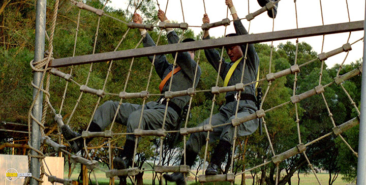 A still #48 from The Inspector Wears Skirts 2 (1989)