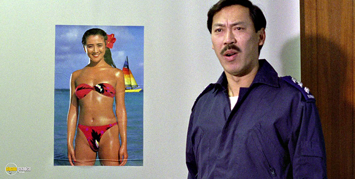 A still #52 from The Inspector Wears Skirts 2 (1989)