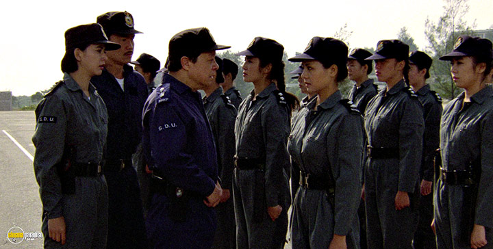 A still #88 from The Inspector Wears Skirts 2 (1989)