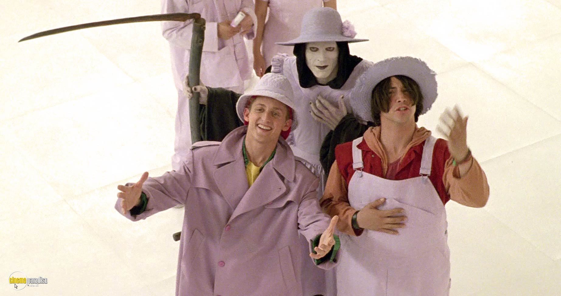 A still from Bill and Ted's Bogus Journey (1991)