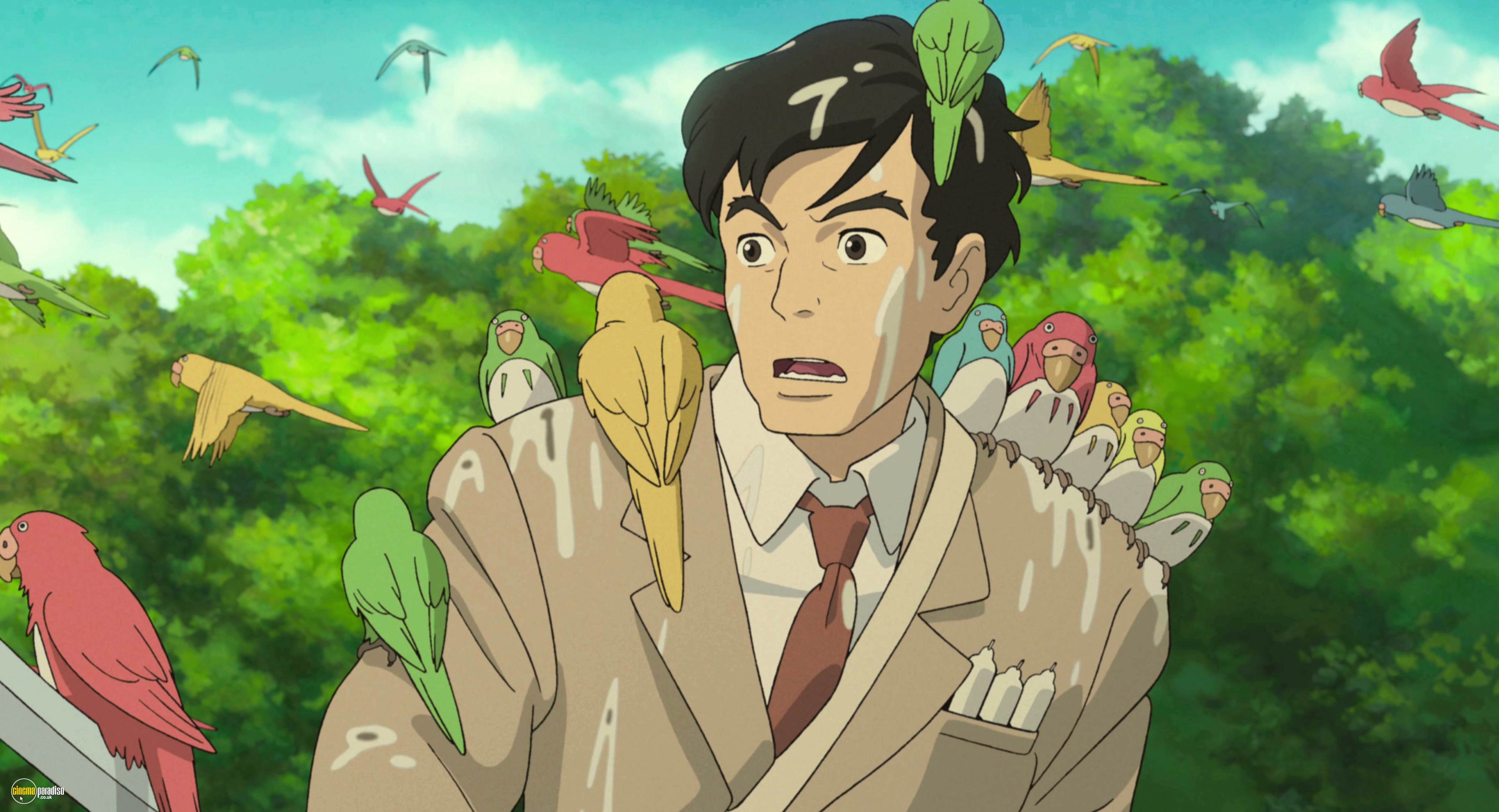 A still from The Boy and the Heron (2023) 