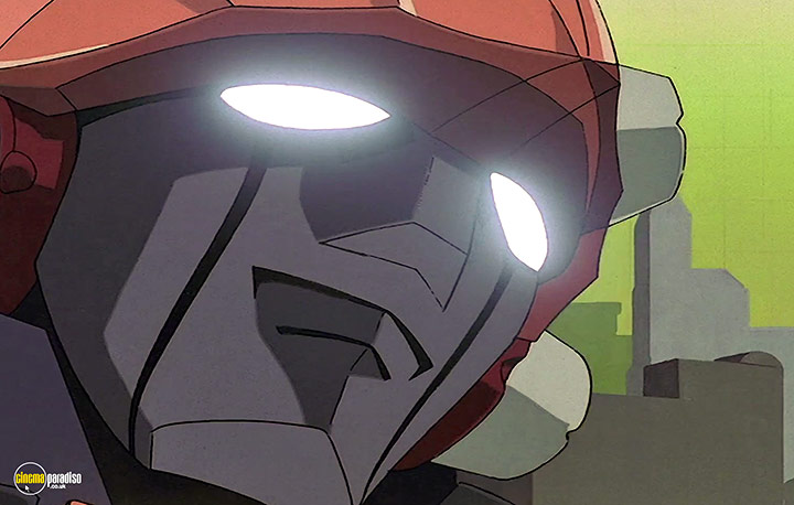 A still #28 from The Big O: Anime Legends (2000)