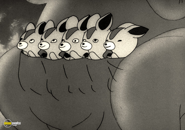 A still #31 from Momotaro, Sacred Sailors (1945)