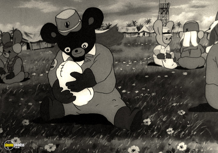 A still #34 from Momotaro, Sacred Sailors (1945)
