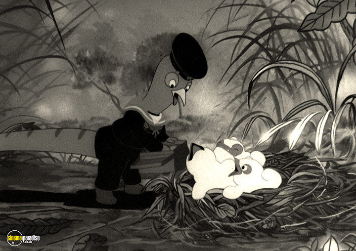 A still #32 from Momotaro, Sacred Sailors (1945)