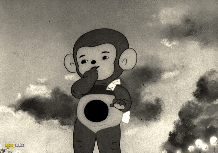 A still #2 from Momotaro, Sacred Sailors (1945)