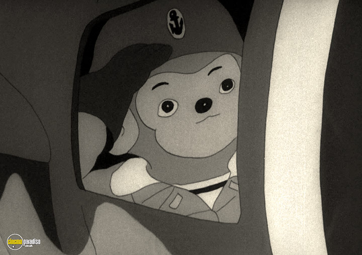 A still #47 from Momotaro, Sacred Sailors (1945)
