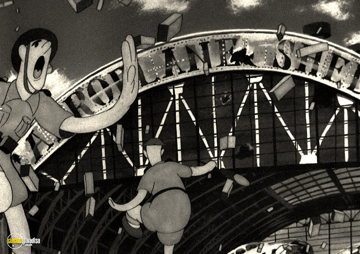 A still #9 from Momotaro, Sacred Sailors (1945)