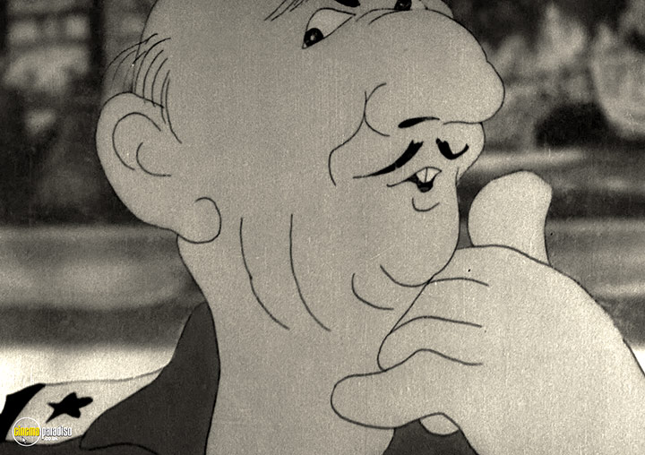 A still #43 from Momotaro, Sacred Sailors (1945)