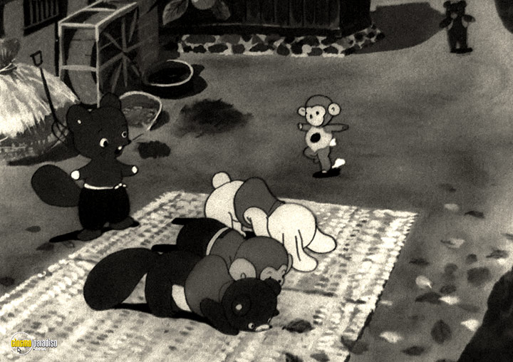 A still #30 from Momotaro, Sacred Sailors (1945)