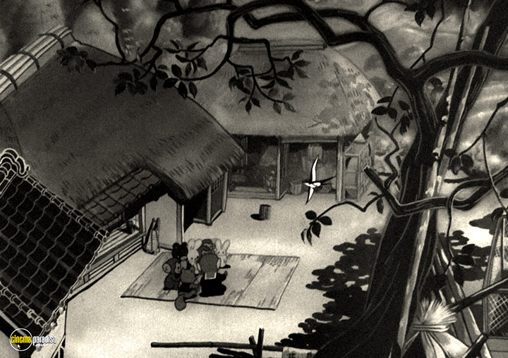 A still #22 from Momotaro, Sacred Sailors (1945)