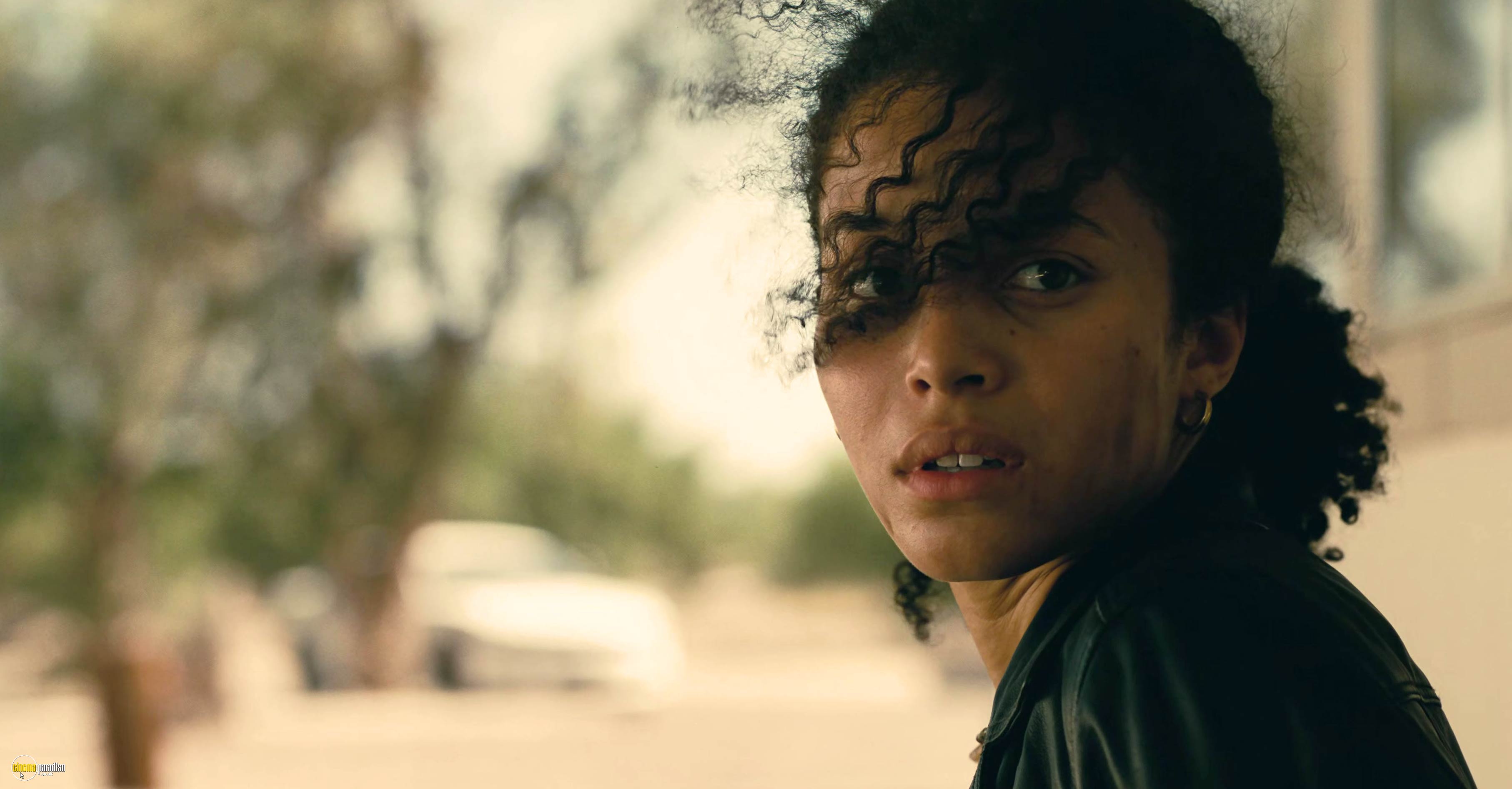 A still from One Battle After Another (2025) 