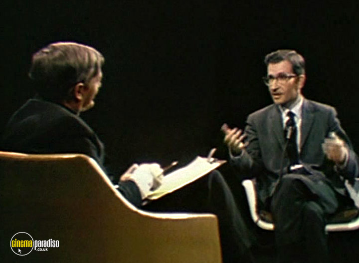 A still #4 from Manufacturing Consent: Noam Chomsky and the Media (1992)