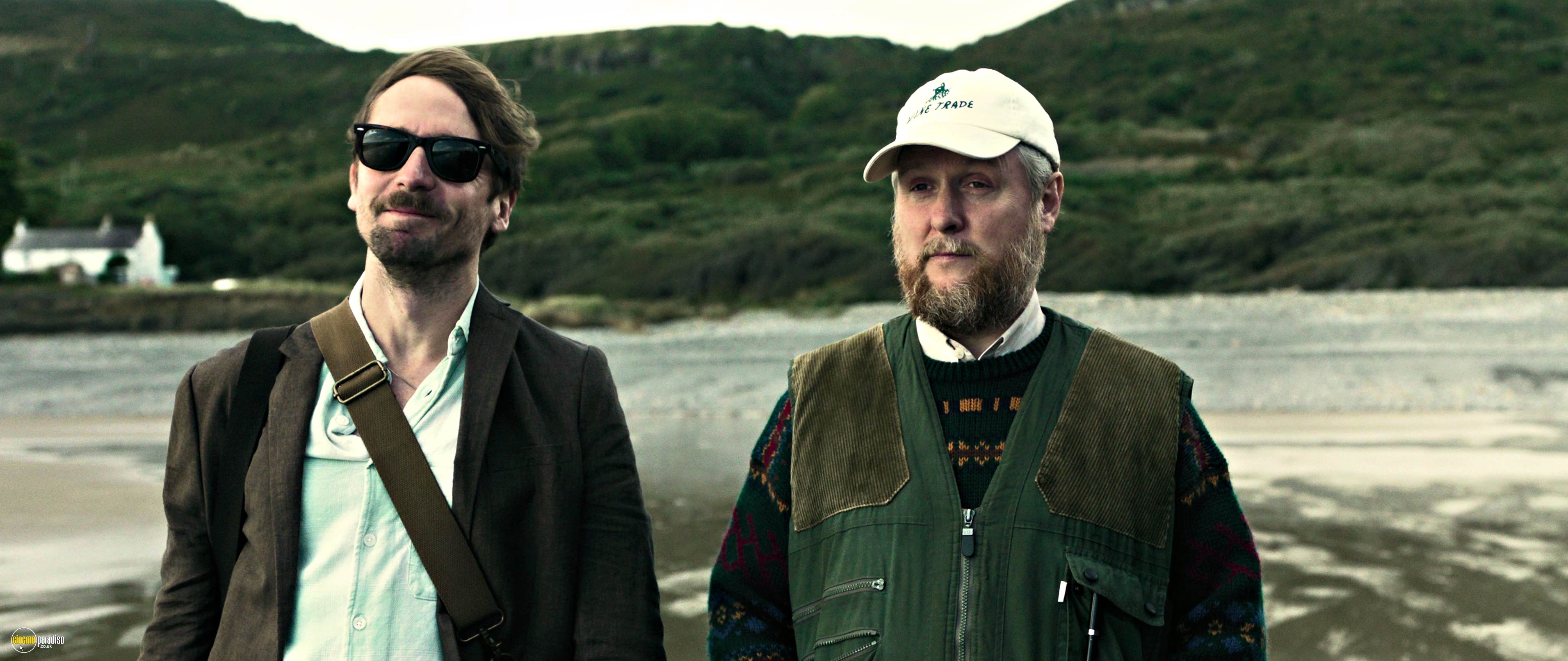 A still from The Ballad of Wallis Island (2025) 