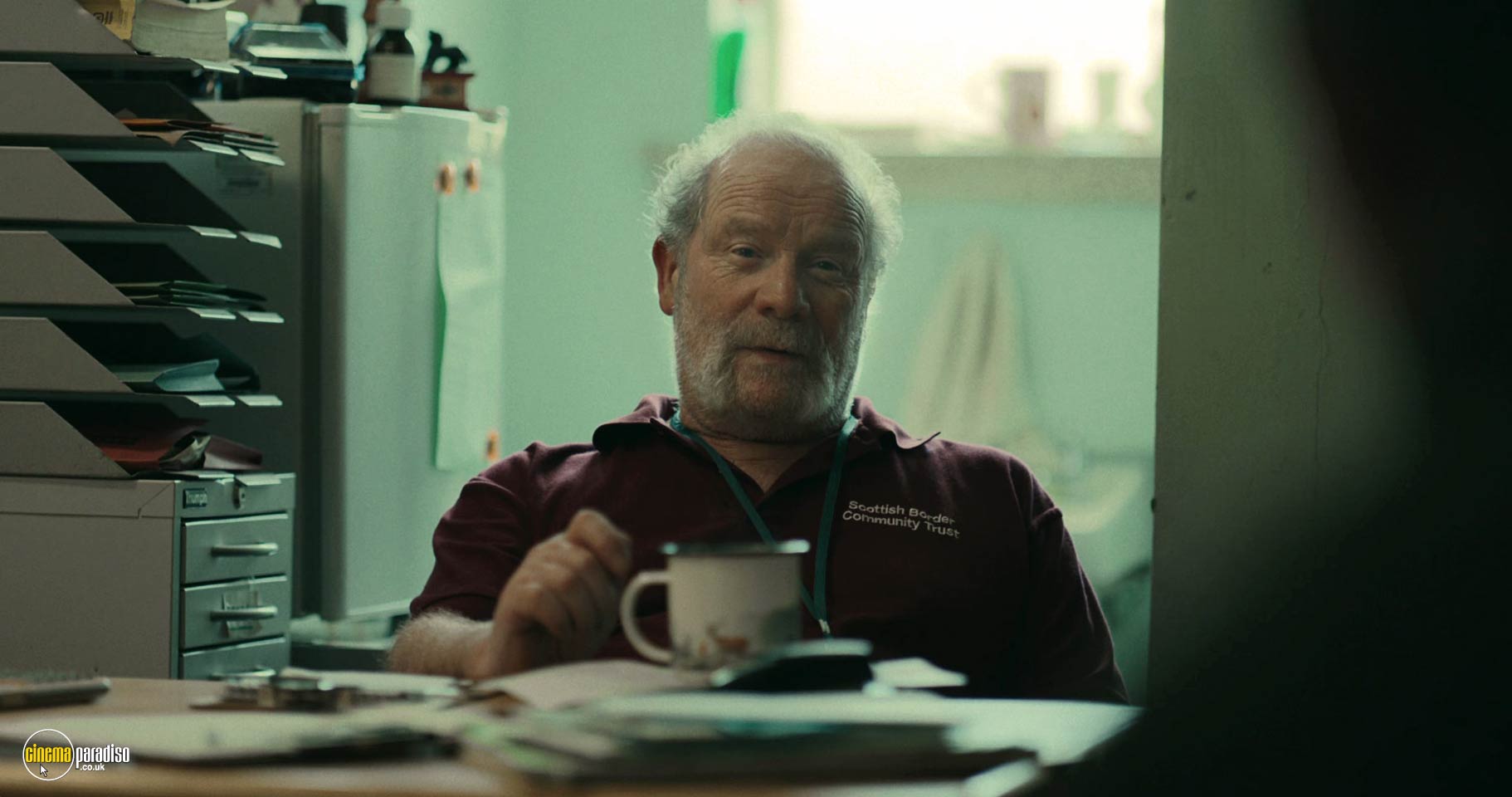 A still from I Swear (2025) 