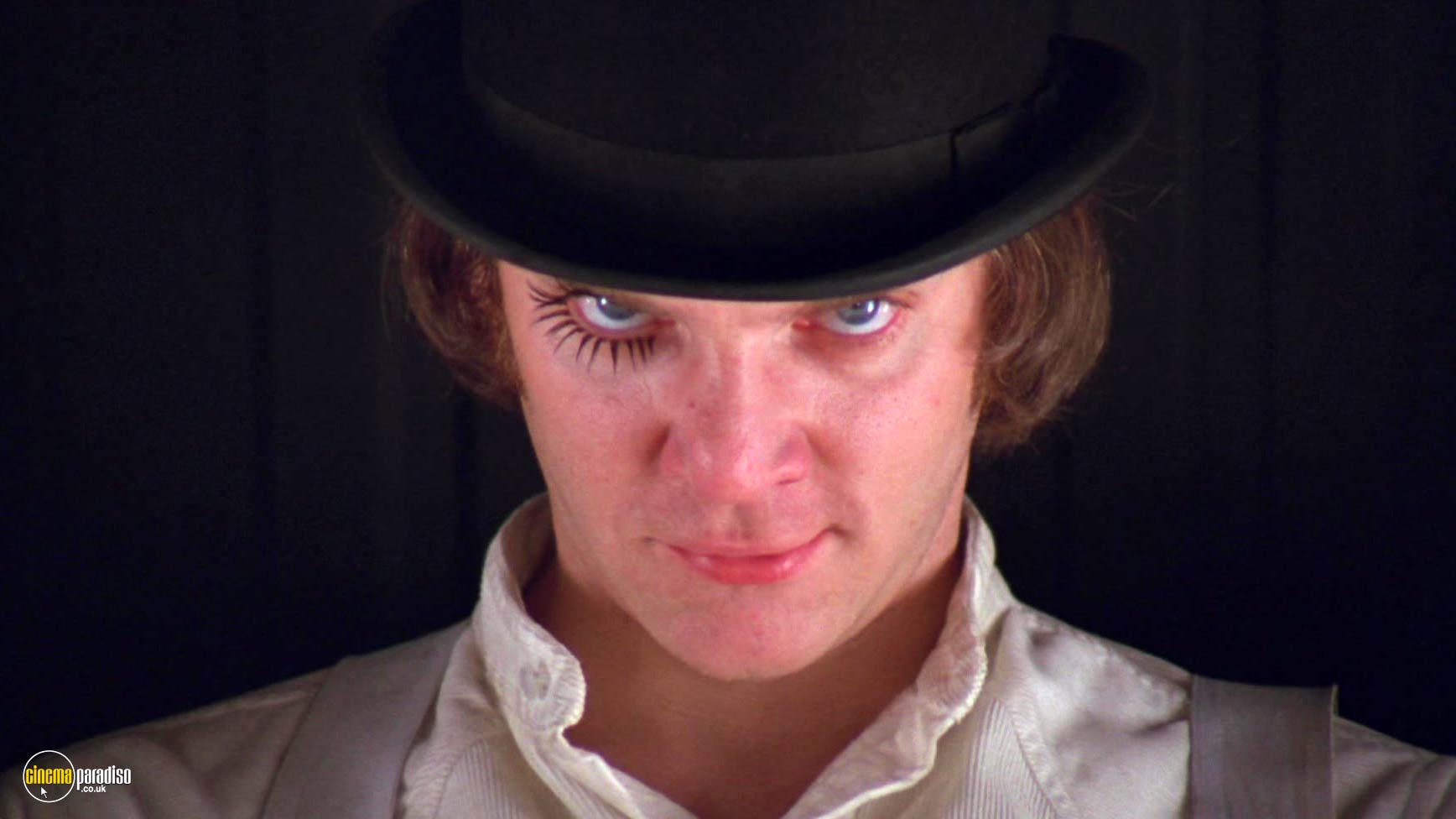 A still from A Clockwork Orange (1971) With Malcolm McDowell